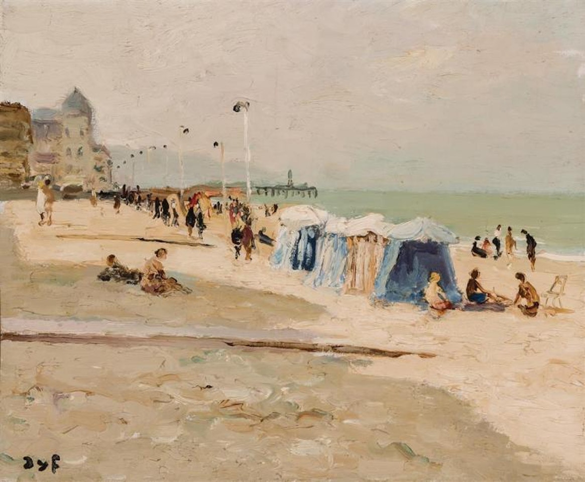 "Plage de Trouville" by Marcel Dyf