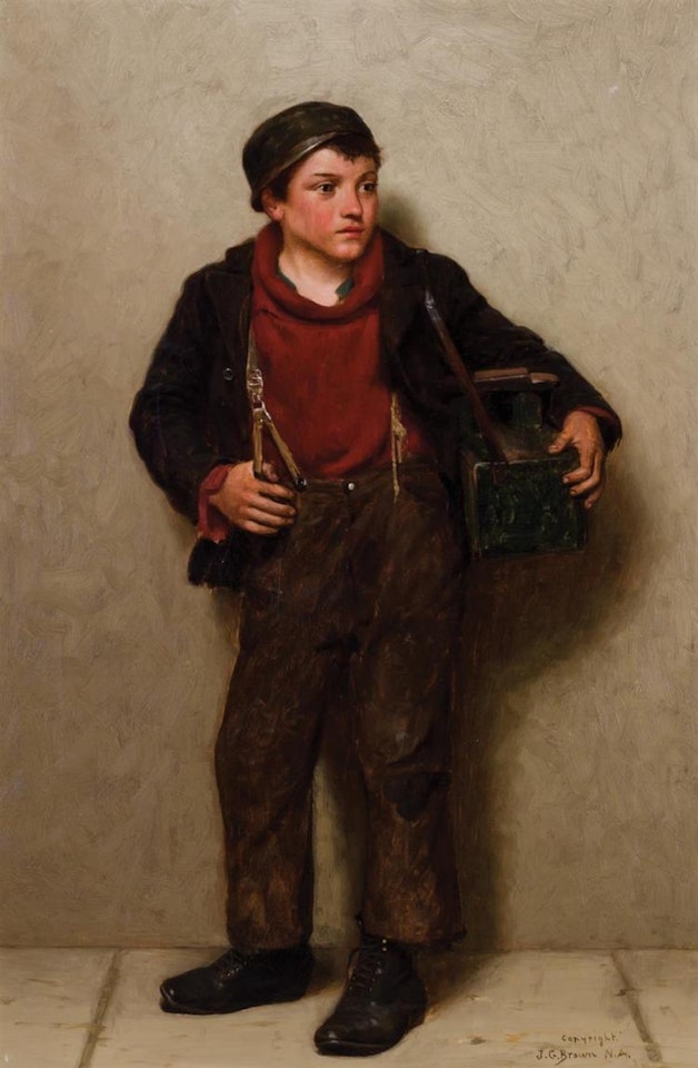 Shoeshine Boy by John George Brown