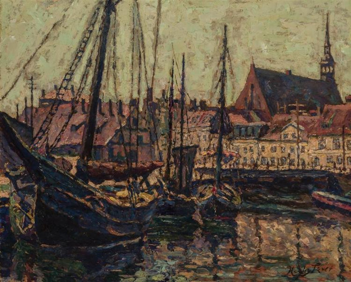Harbor Scene by Hayley Lever