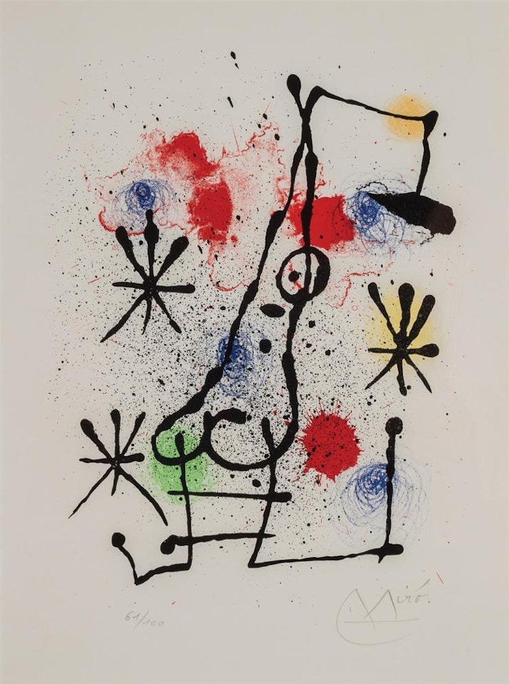 "Au Portail Couvert De Neige by Joan Miró
