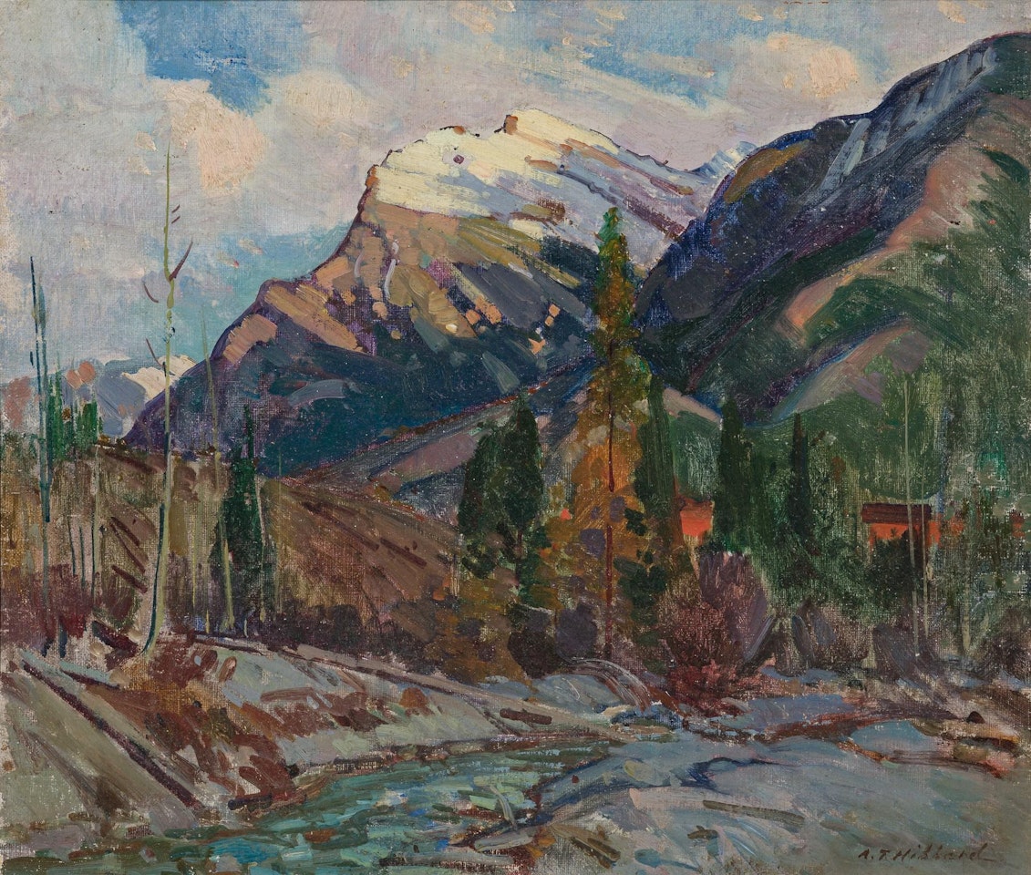 Mountain Landscape by Aldro Thompson Hibbard