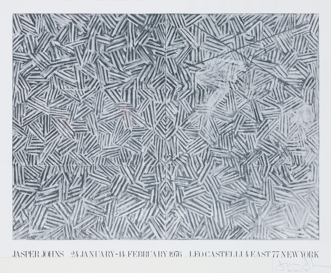 "Corpse And Mirror" by Jasper Johns