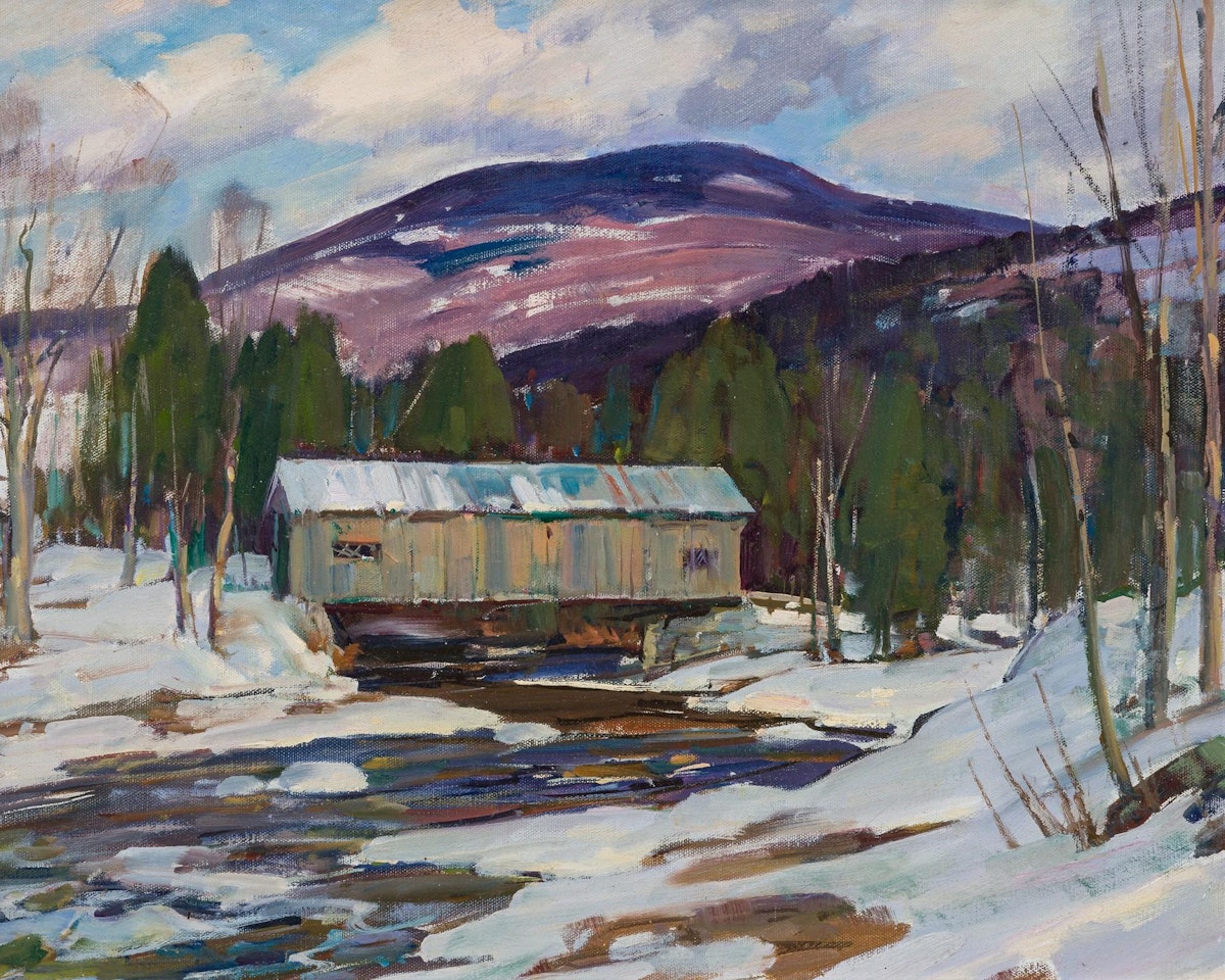 Covered Bridge by Aldro Thompson Hibbard