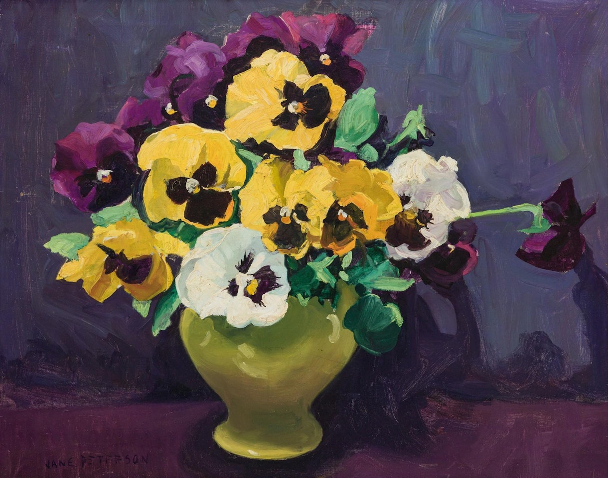 Pansies by Jane Peterson