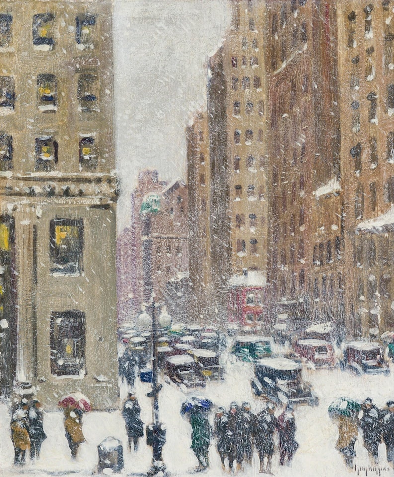 Fifth Avenue Snowstorm by Guy Carleton Wiggins