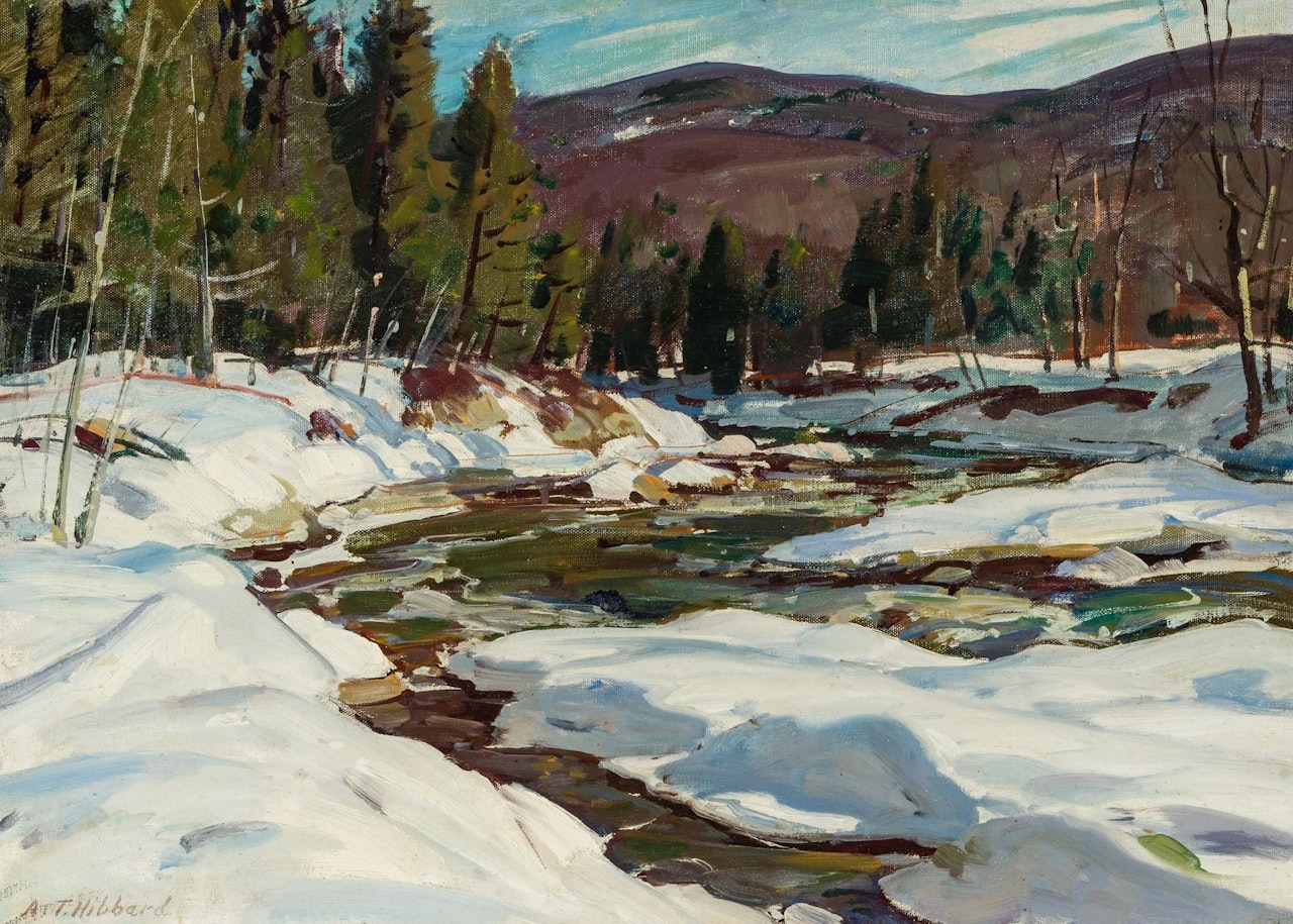 "March Brook" by Aldro Thompson Hibbard