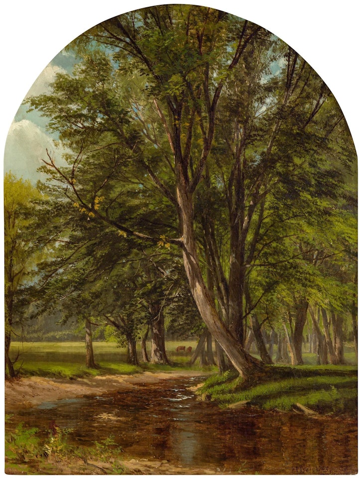 River Landscape by Alfred Thompson Bricher