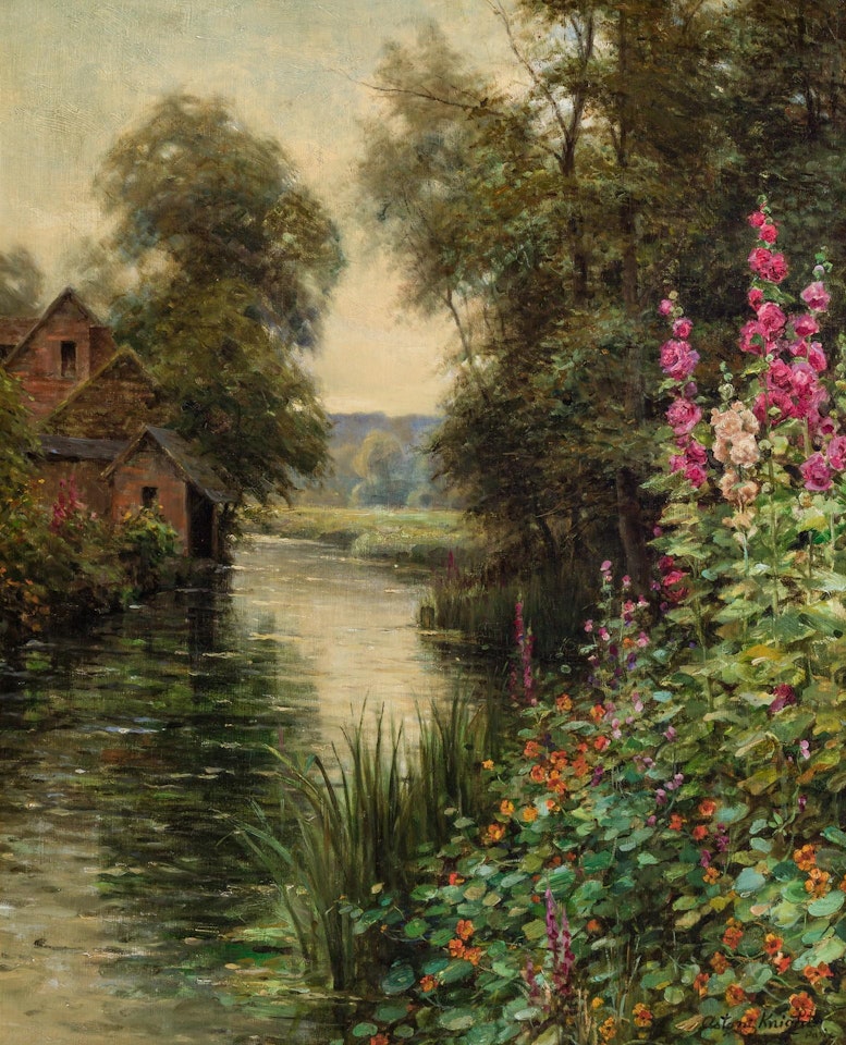 Summer Day Along the River by Louis Aston Knight