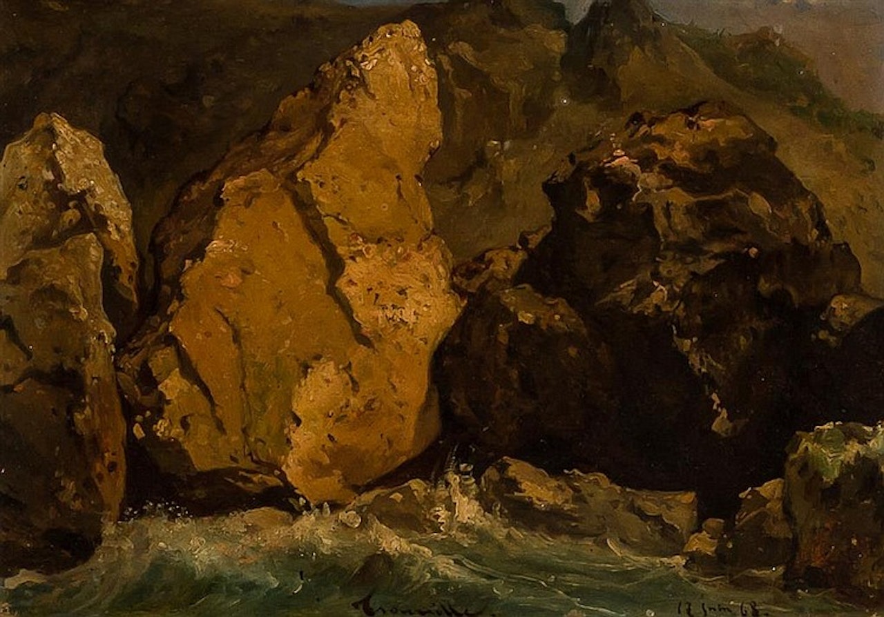 "Trouville 1868" by French School