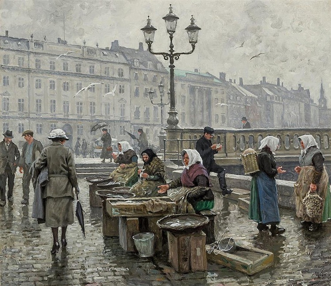 Copenhagen Fish Market by Paul Fischer
