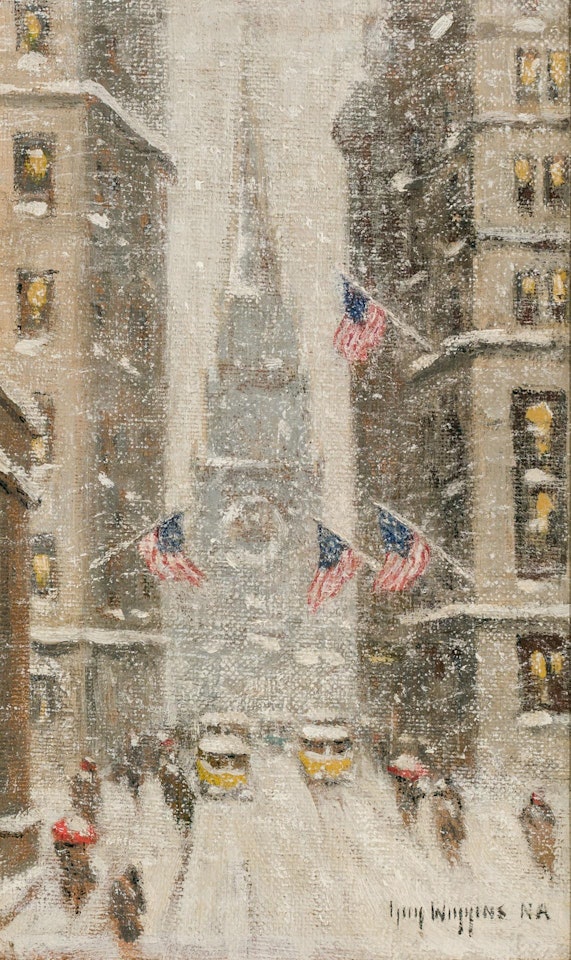 "Old Trinity, Winter" by Guy Carleton Wiggins