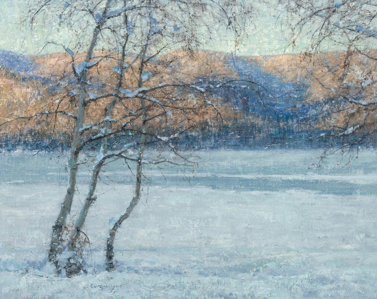 "Frosty Morning, Swan Lake (Montana)" by Clyde Aspevig