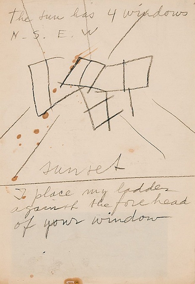 "The Sun Has 4 Windows" by Willem de Kooning