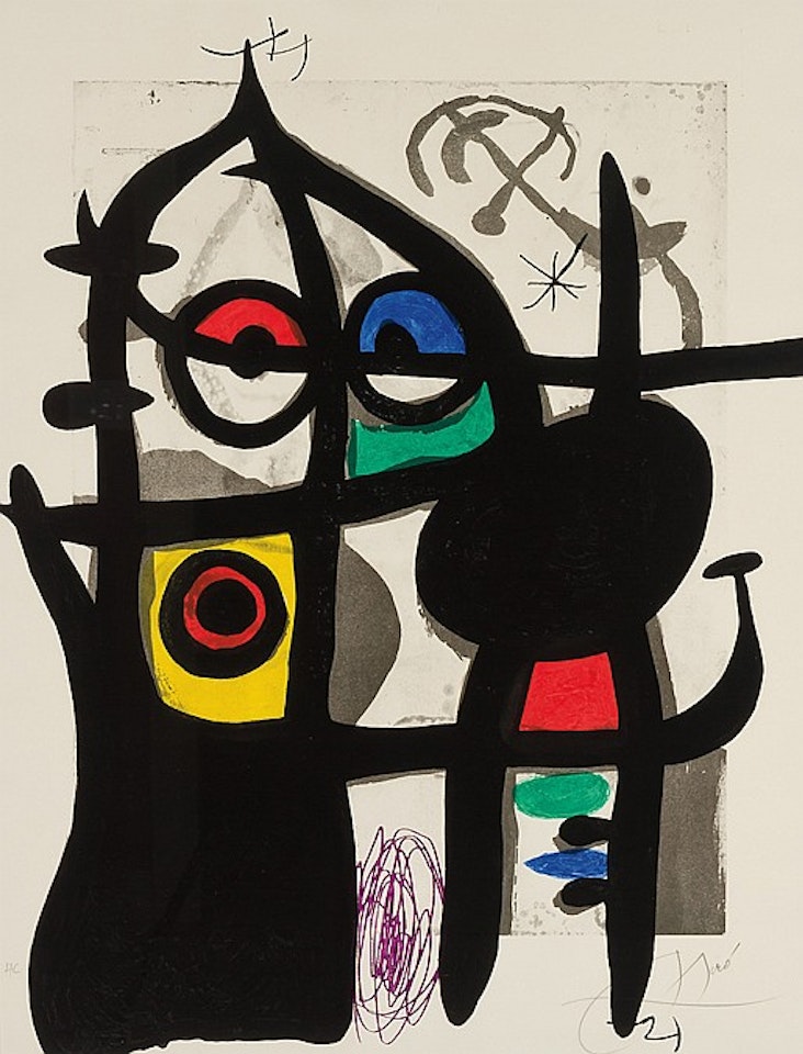 La Captive by Joan Miró