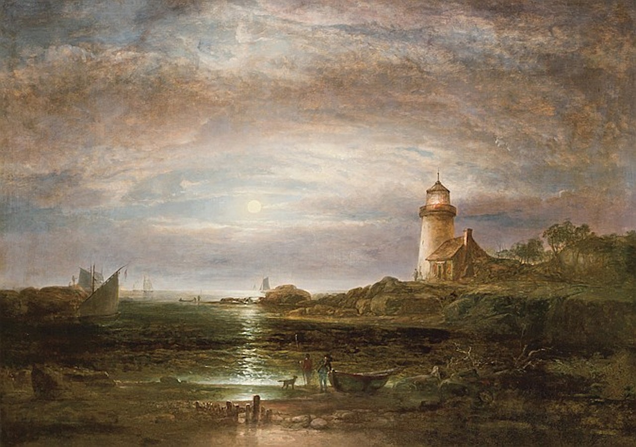 "Desert Rock Lighthouse, Maine" by Thomas Doughty