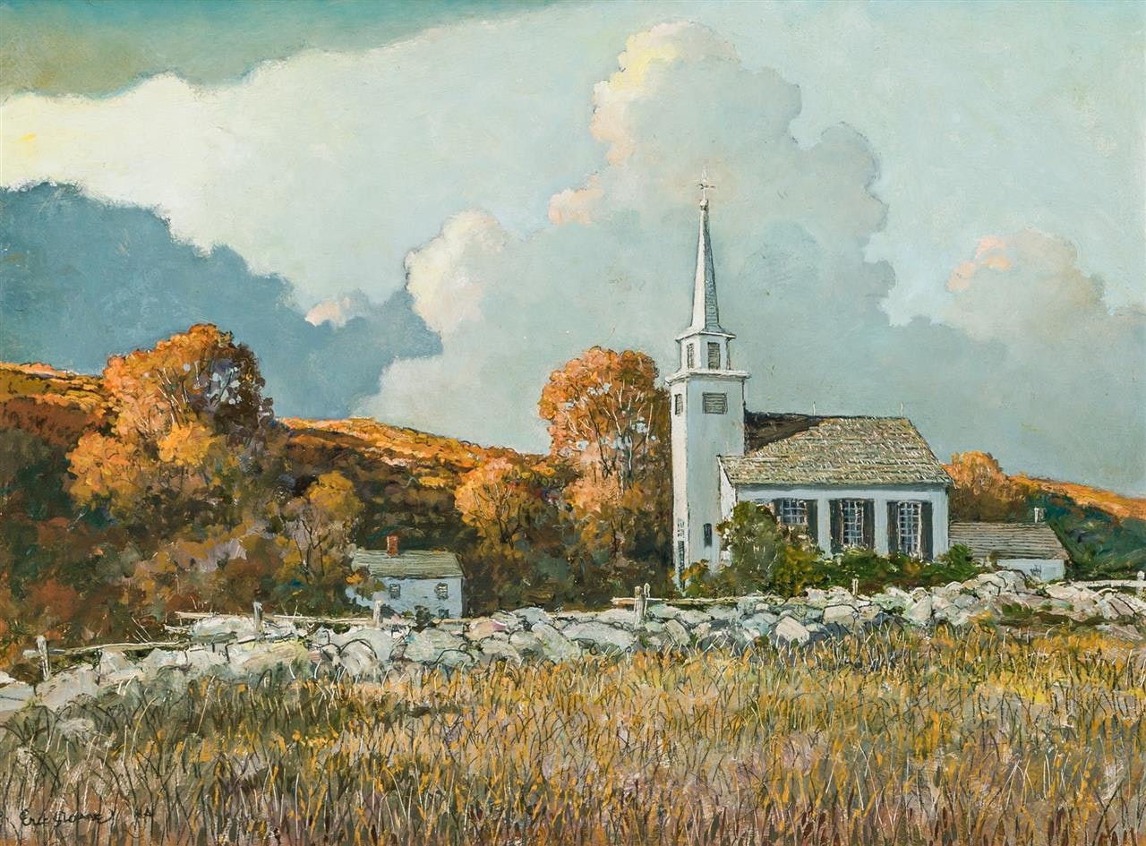 "Old North Church" by Eric Sloane