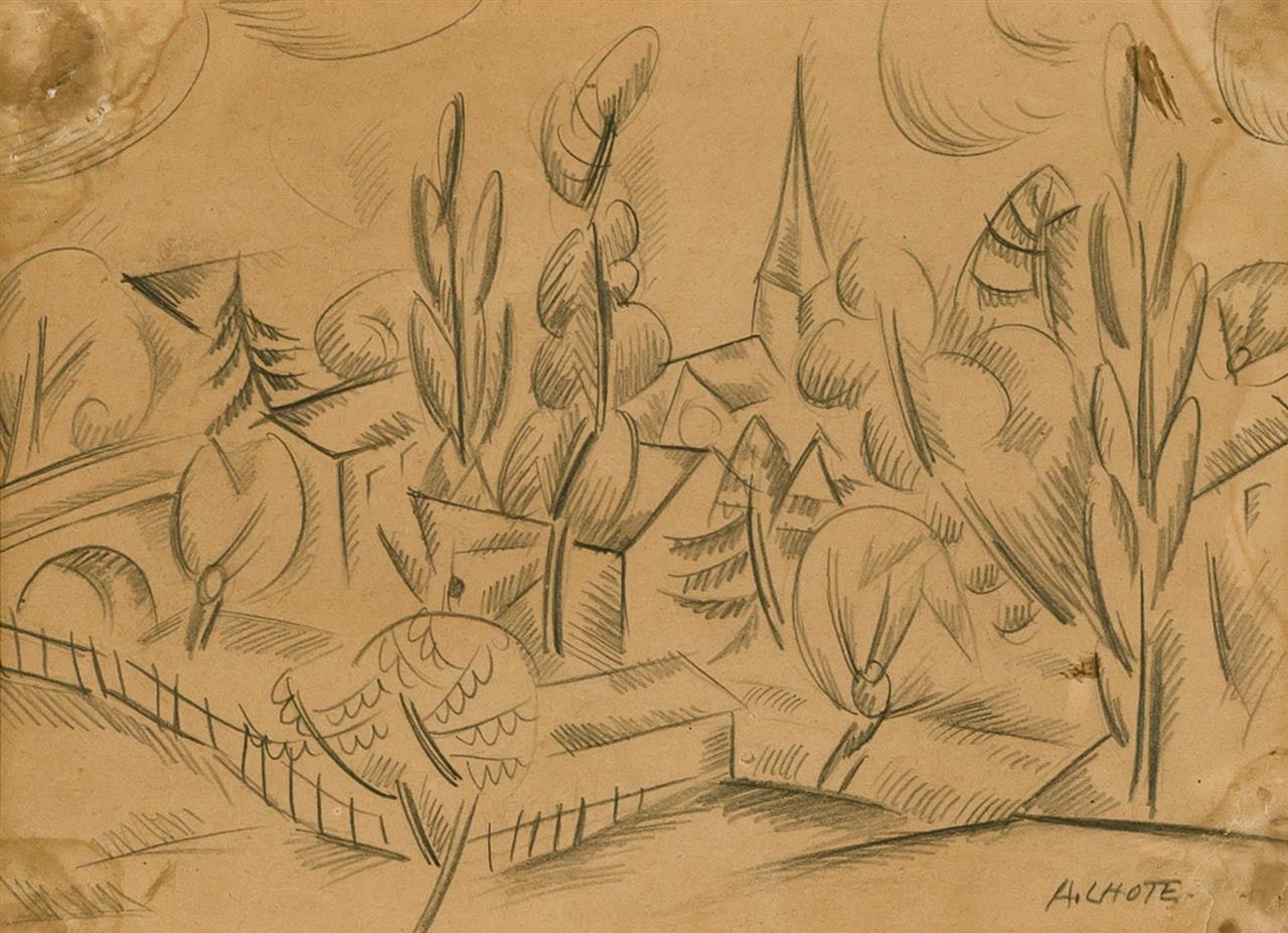 Landscape with Church by André Lhote