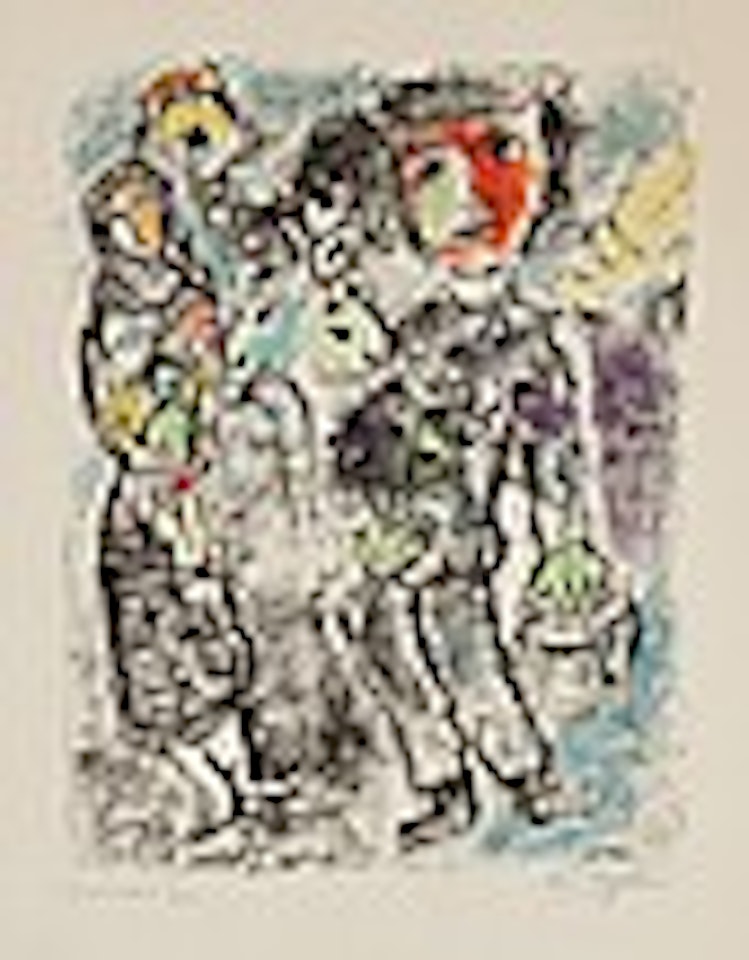 "Couple De Paysans" by Marc Chagall