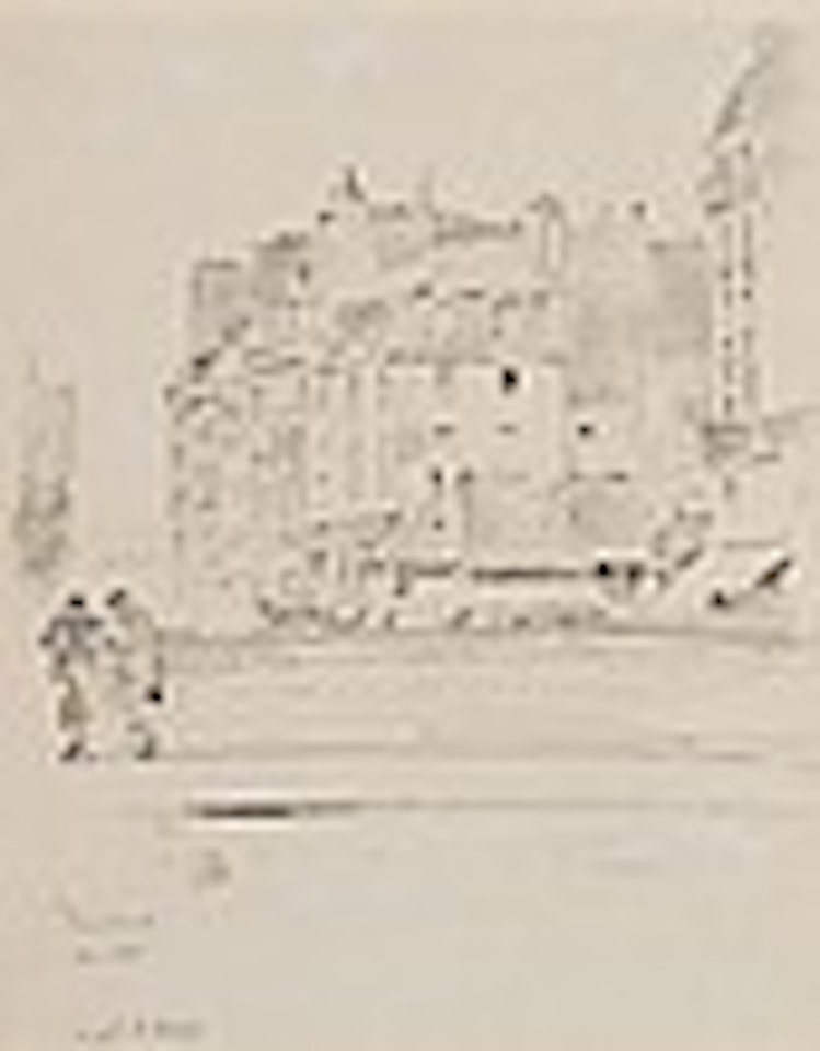 St. Michel, Paris by Childe Hassam