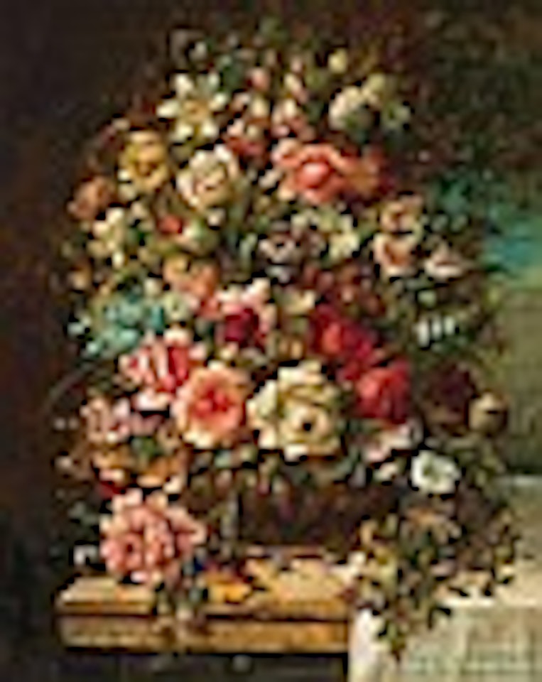 Floral Still Life by Hans Zatzka