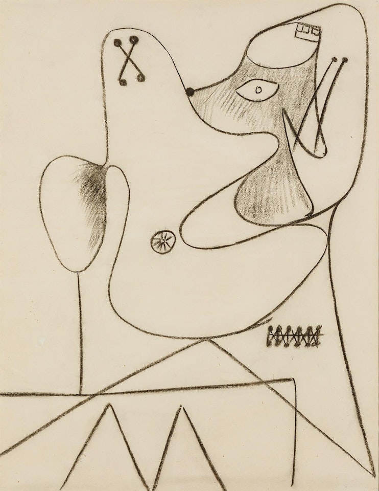 Untitled Double Drawing by Arshile Gorky