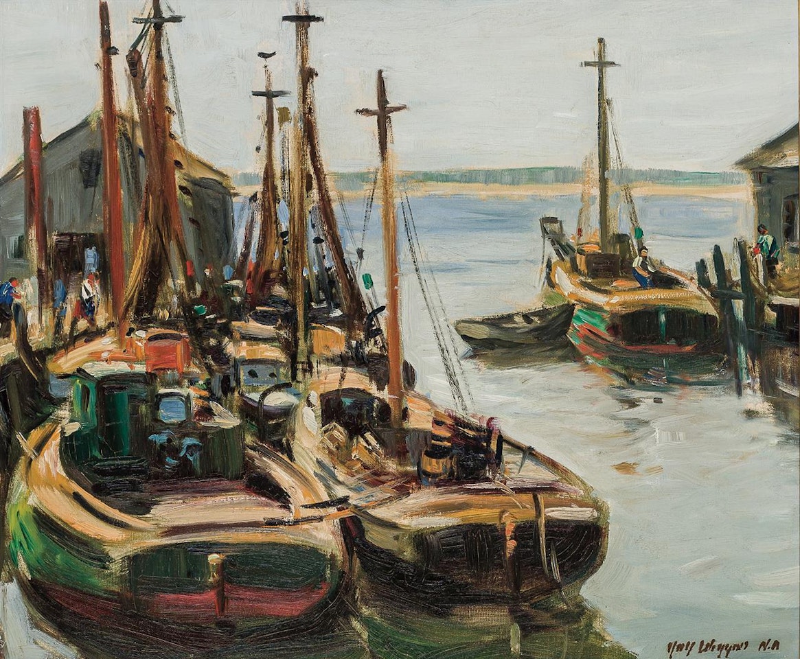 "The Fishing Fleet" by Guy Carleton Wiggins