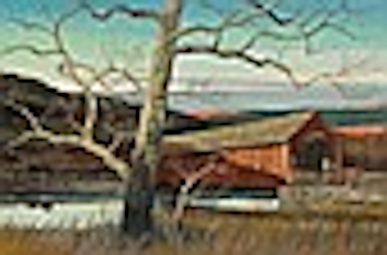 "Old Still River Bridge" by Eric Sloane