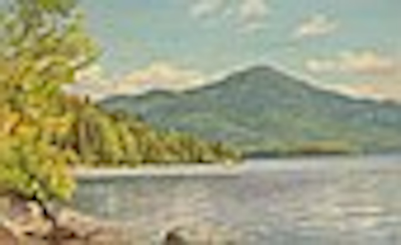 White Face Mountain From Lake Placid by William Trost Richards