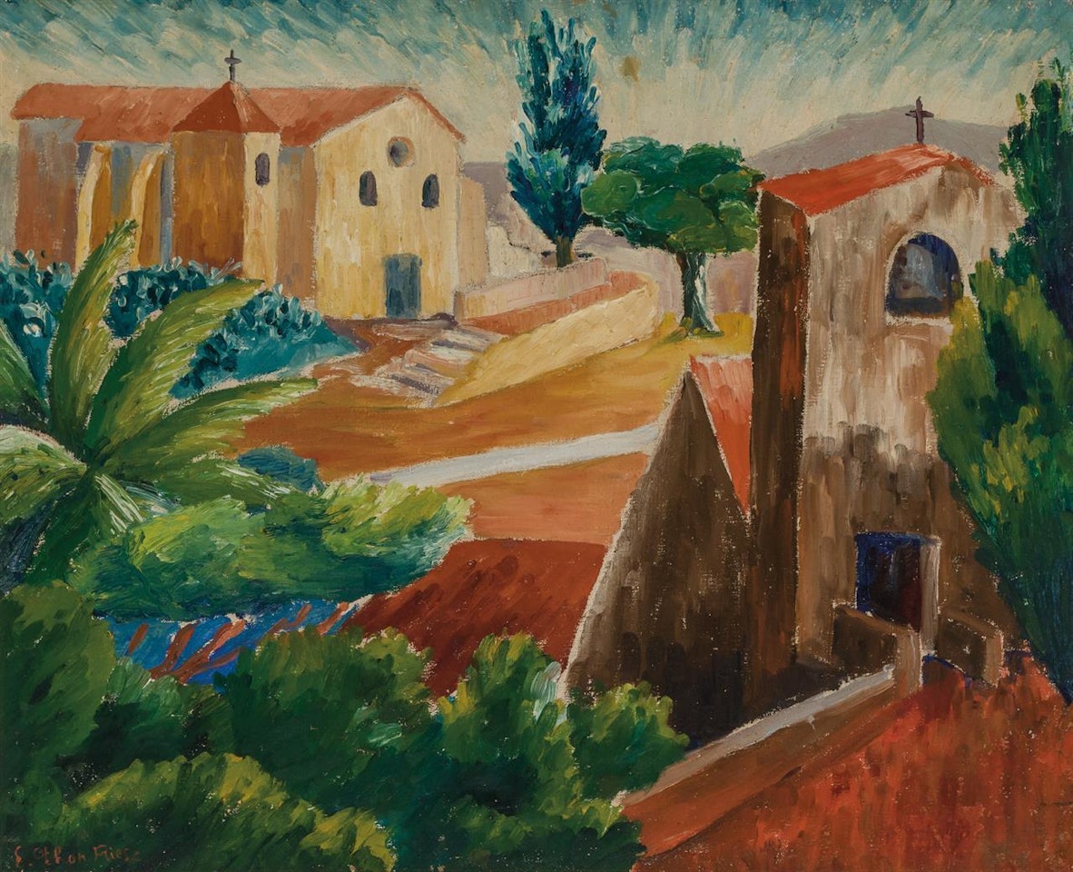 Chapel Scene by Othon Friesz