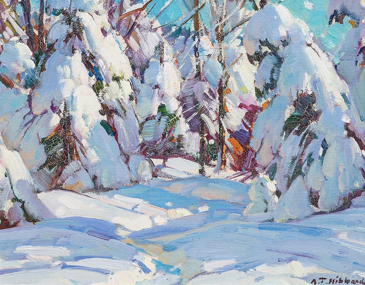 Morning Snow by Aldro Thompson Hibbard