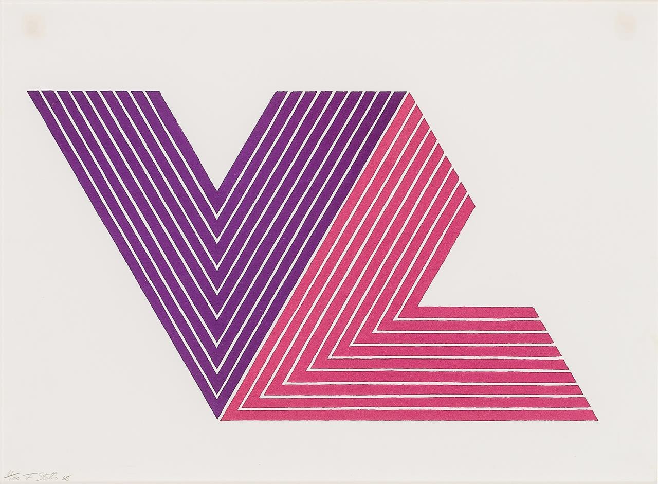 Ifafa I from V Series by Frank Stella