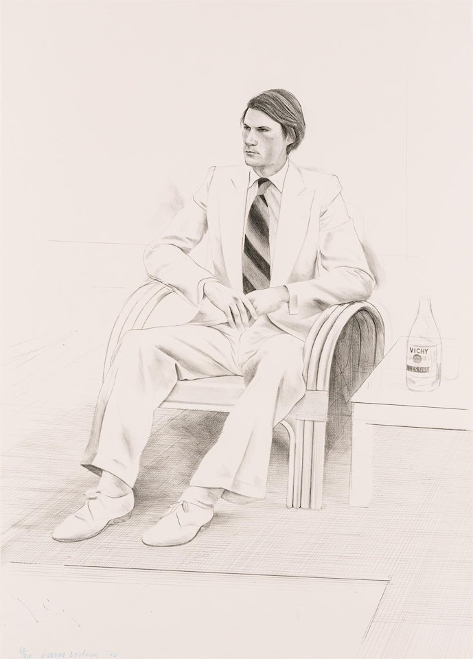 "Joe McDonald," by David Hockney