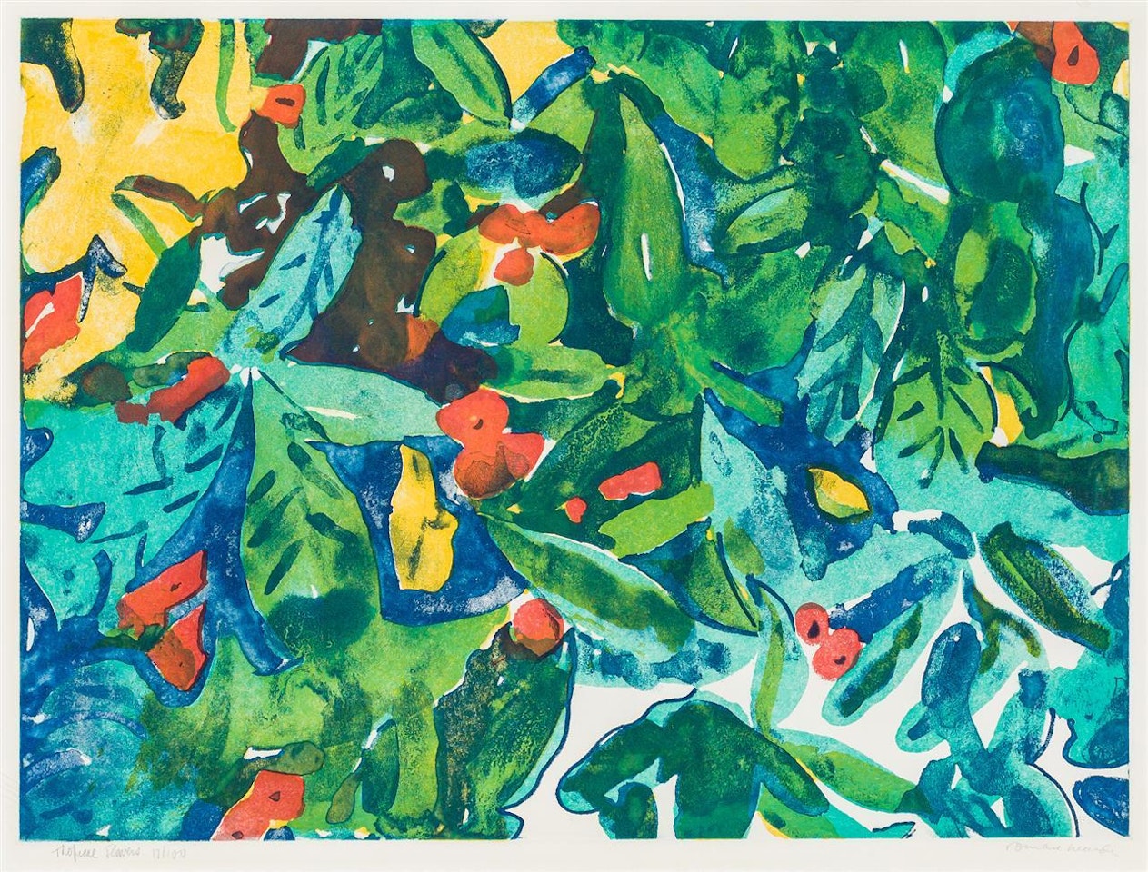 Tropical Flowers by Romare Bearden