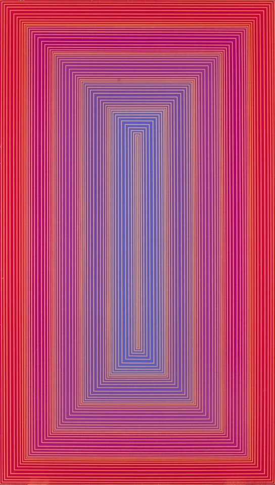"Red to Blue Portal" by Richard Anuszkiewicz