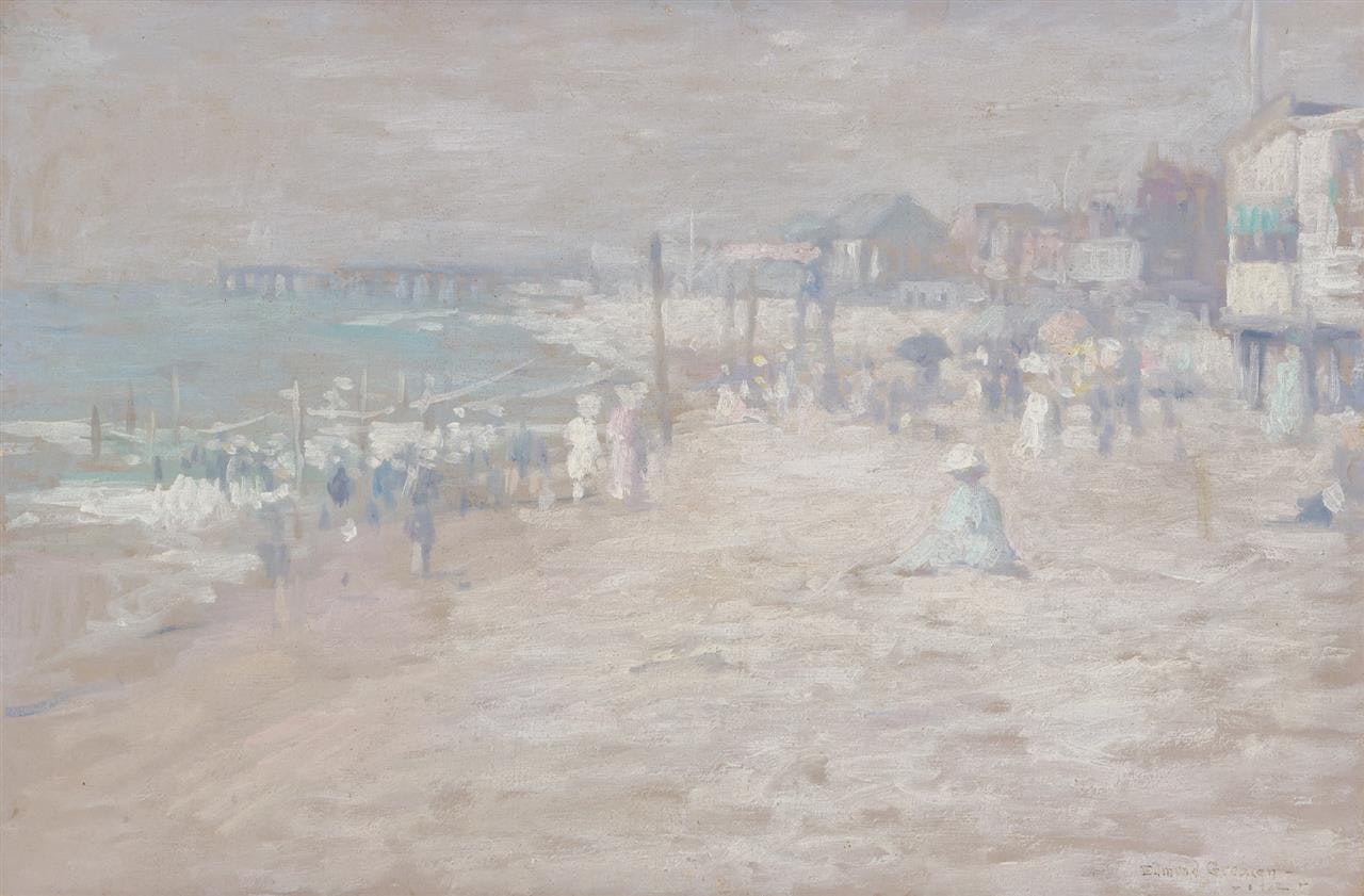 A Day at the Beach by Edmund William Greacen