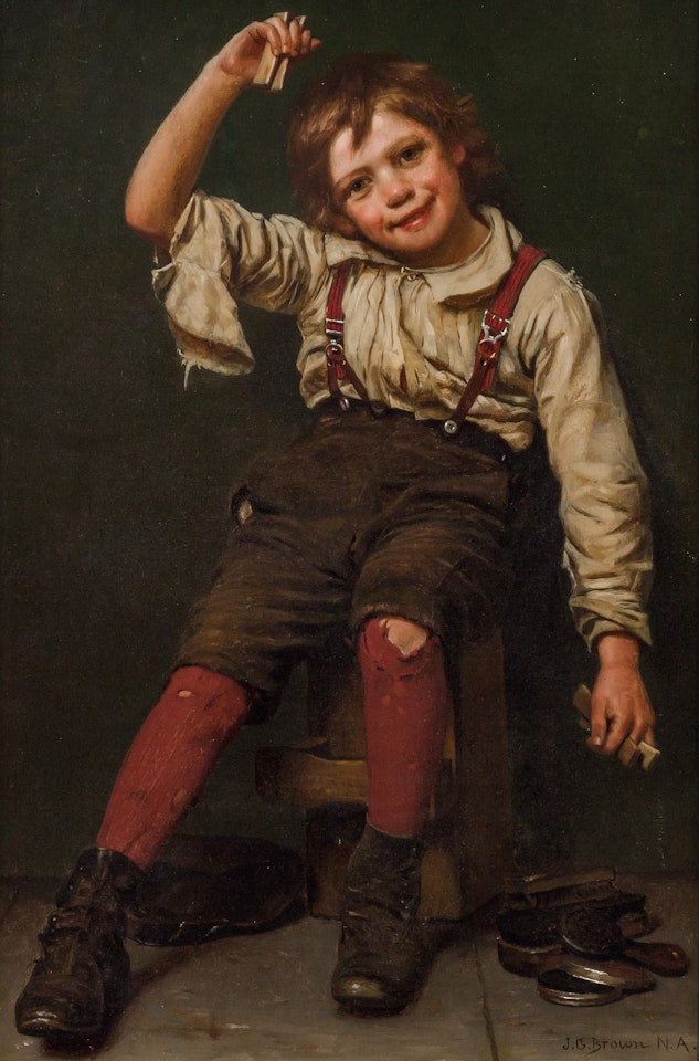 Castanets - Shoe Shine Boy by John George Brown