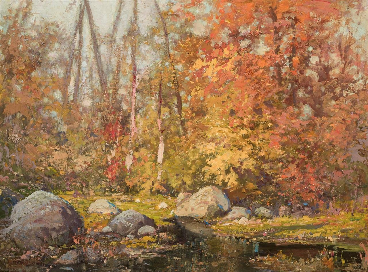 Rocks and Trees by Guy Carleton Wiggins