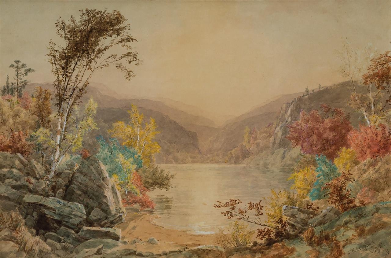Mountain Lake in Autumn by Jasper Francis Cropsey