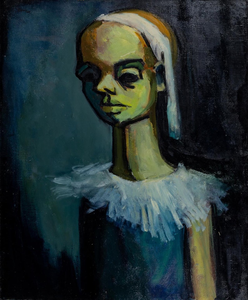 Modernist Portrait; Modernist Figure by Italian School