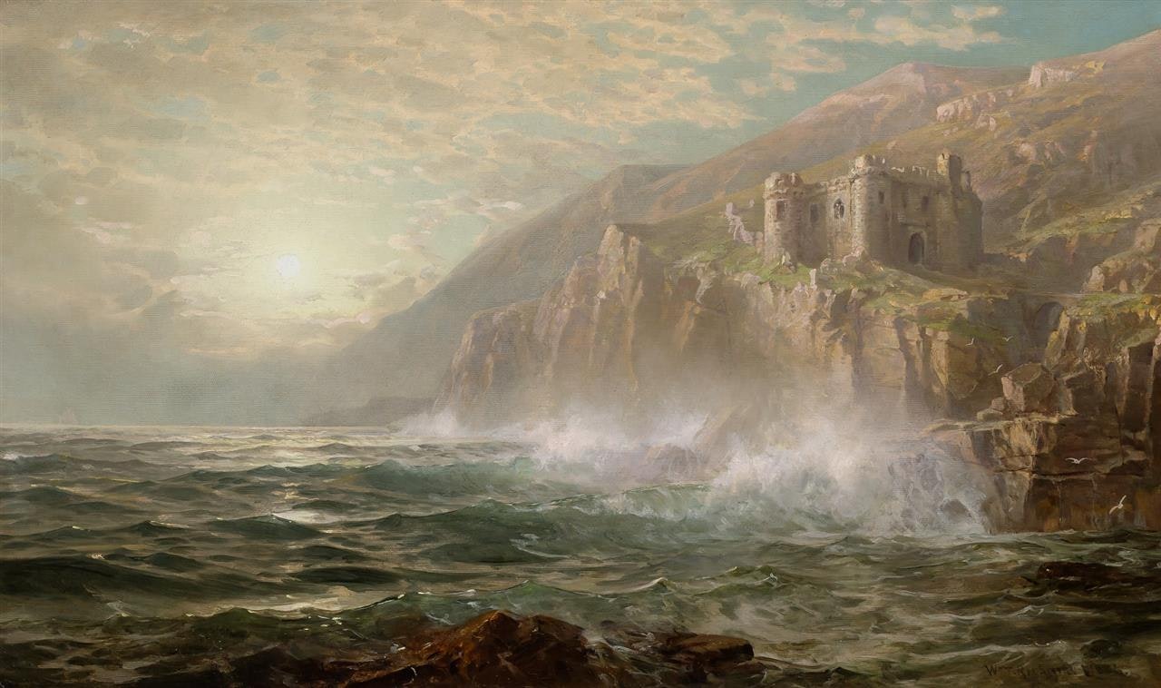 Castle on the Cornish Coast by William Trost Richards
