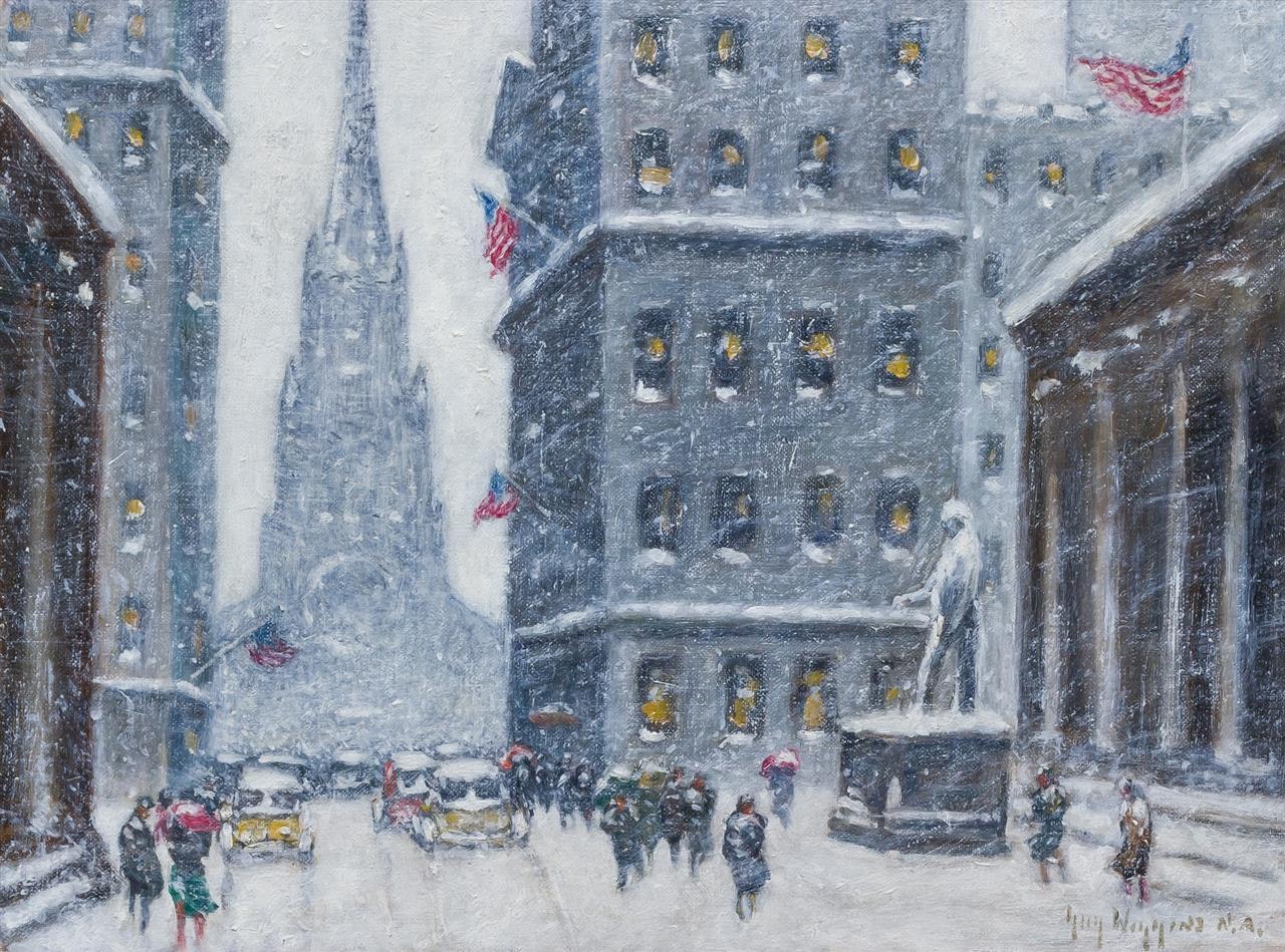 "Wall St. Winter" by Guy Carleton Wiggins