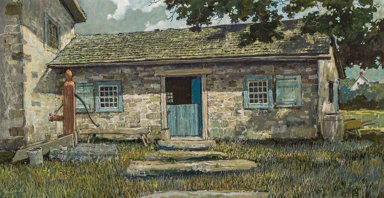 "The Kitchen Pump" by Eric Sloane