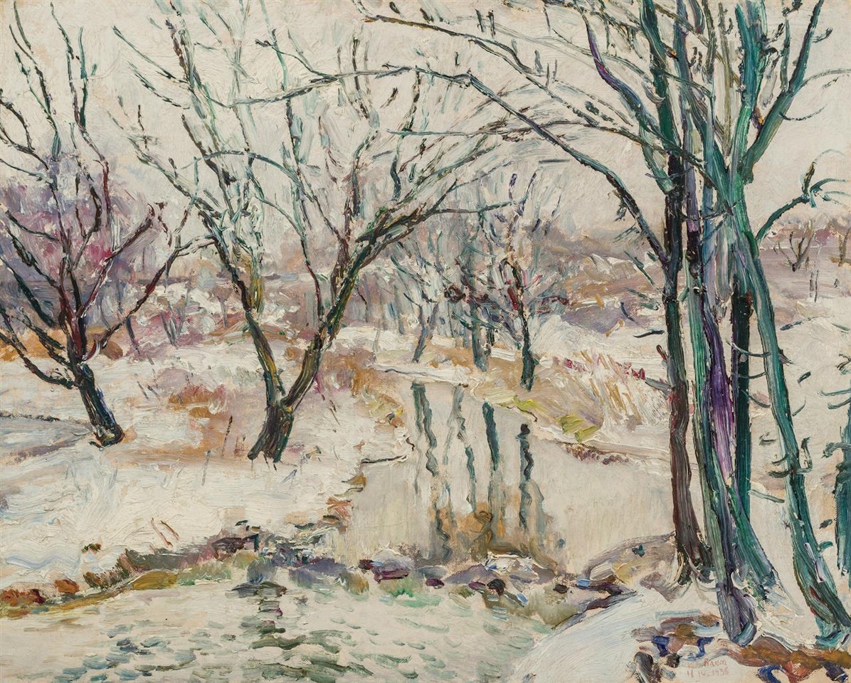 Winter Landscape by Walter Emerson Baum