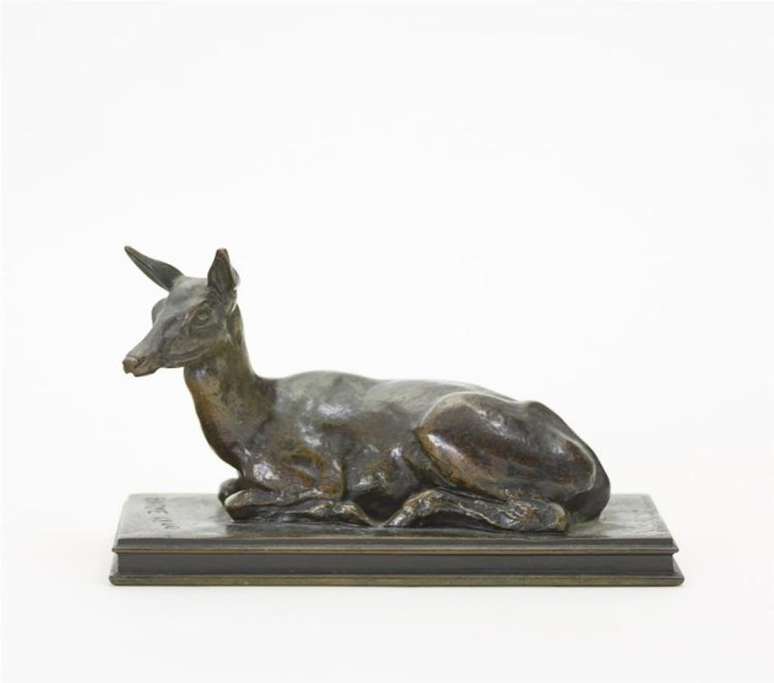 Doe Lying Down by Antoine-Louis Barye