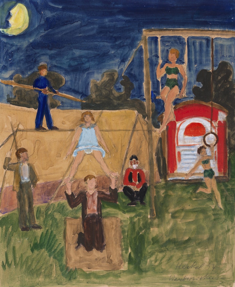 Wanderzirkus by Erich Heckel
