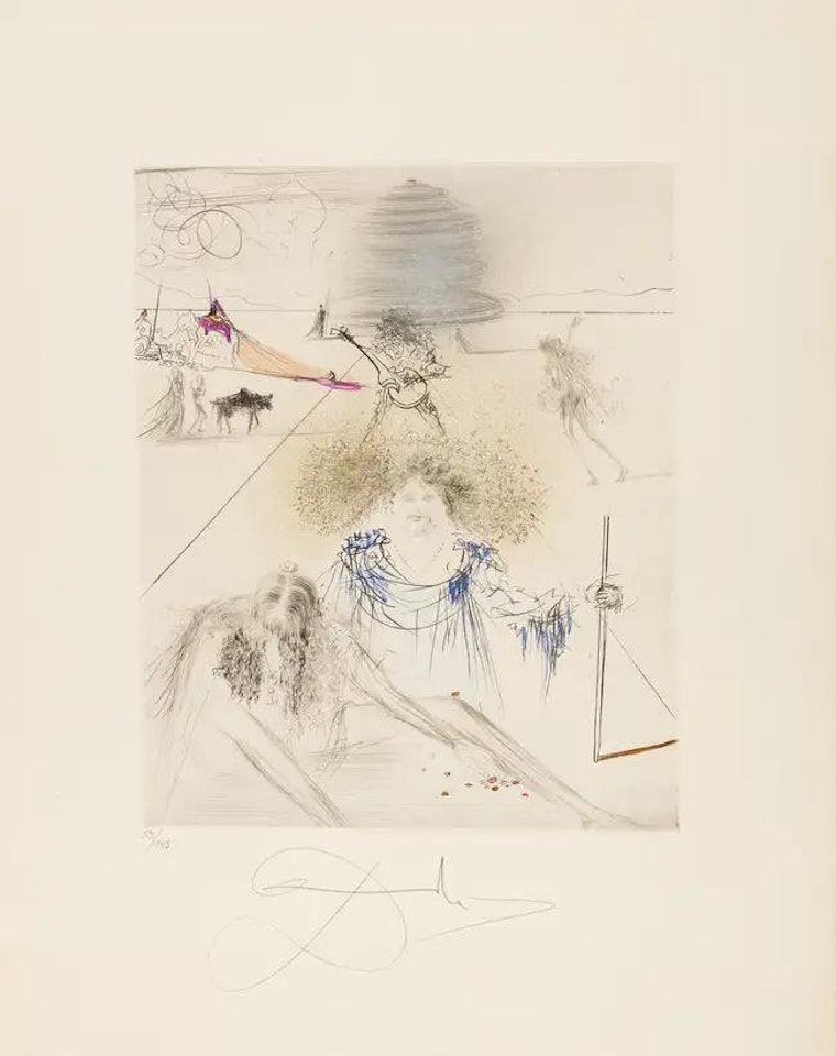 The Old Hippy (Field 69-13A; M&L 384a) by Salvador Dali