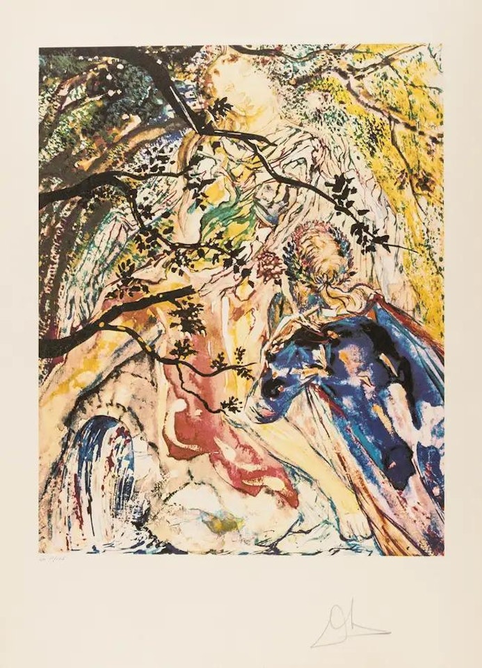 Lancelot and Guinevere (Field 79-7B; M&L 1565g) by Salvador Dali