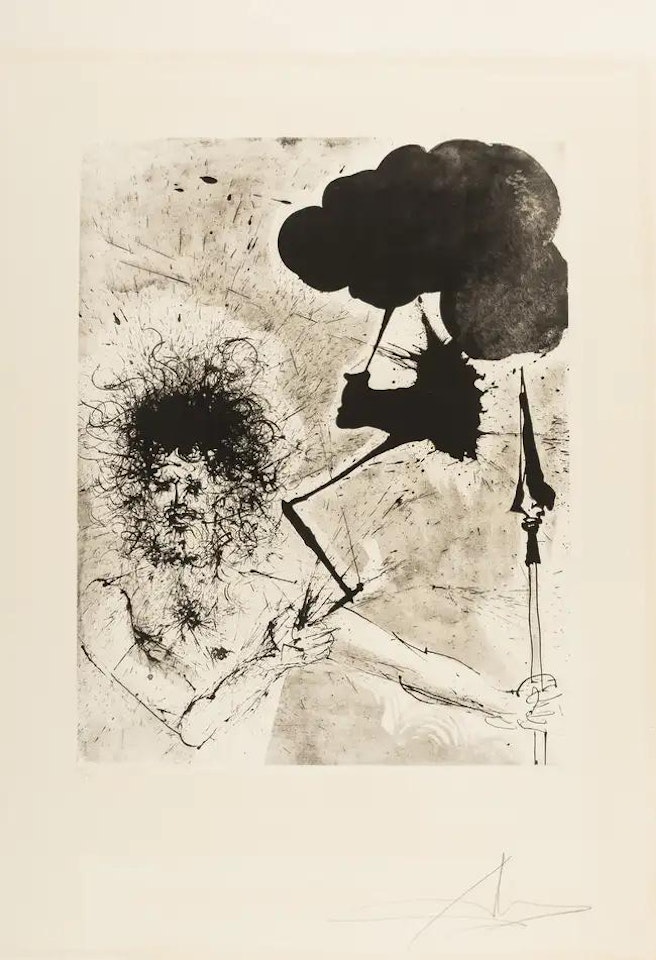 Zeus (Field 63-3K; M&L 125a) by Salvador Dali