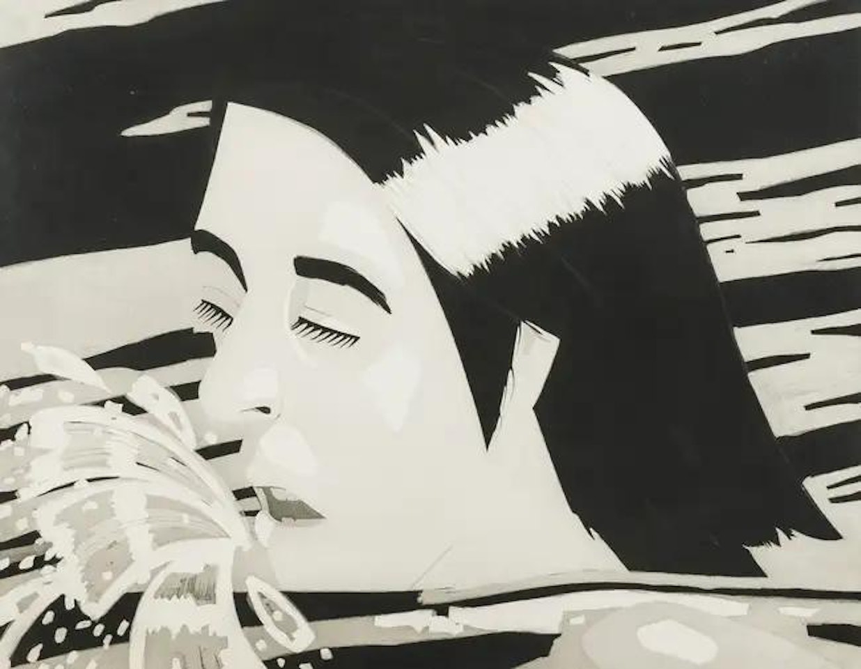 The Swimmer (Klaus Albrecht Schröder 76) by Alex Katz