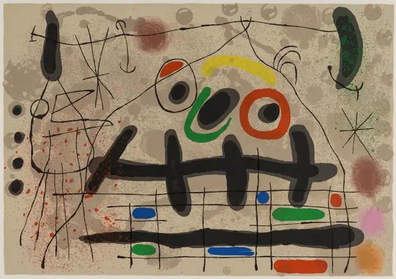 Le Lézard Aux Plumes D"or (M.461) by Joan Miró